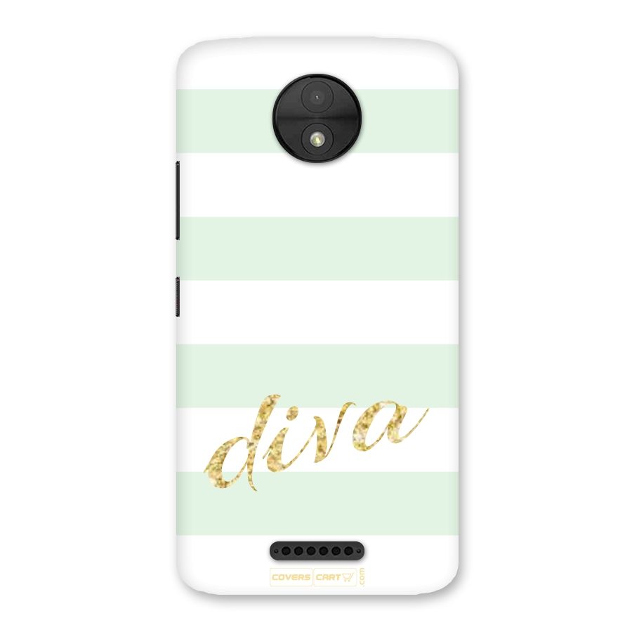 Diva Back Case for Moto C