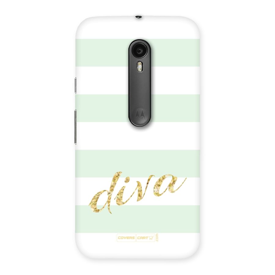 Diva Back Case for Moto G Turbo