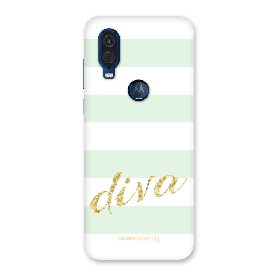 Diva Back Case for Motorola One Vision