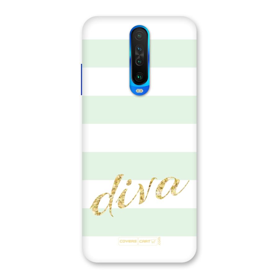 Diva Back Case for Poco X2