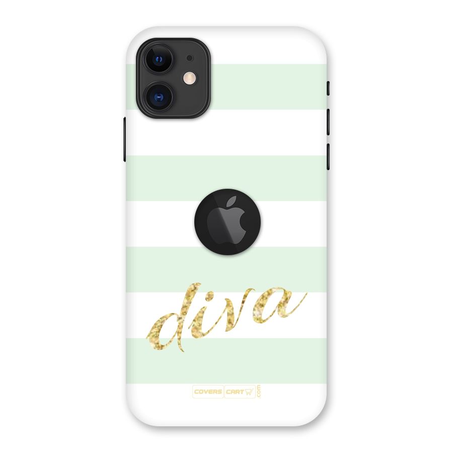 Diva Back Case for iPhone 11 Logo Cut