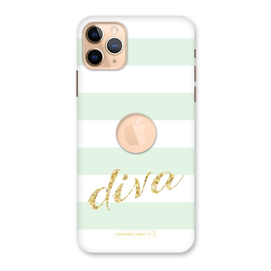 Diva Back Case for iPhone 11 Pro Max Logo Cut