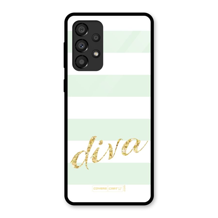 Diva Glass Back Case for Galaxy A33 5G