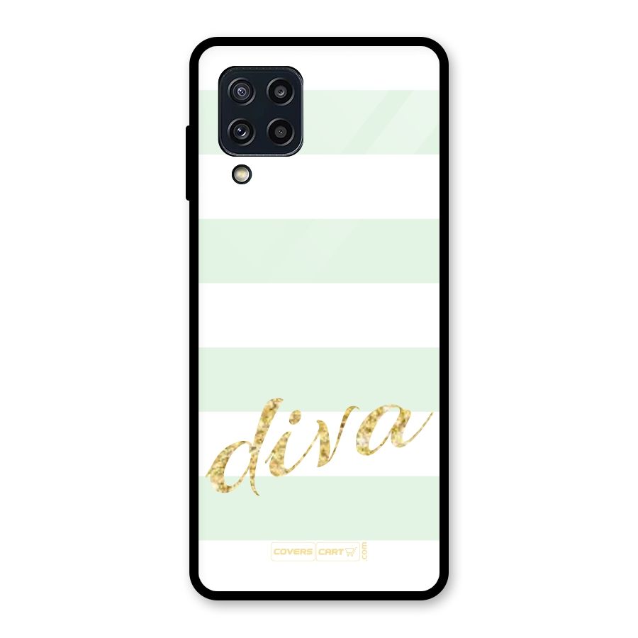Diva Glass Back Case for Galaxy M32