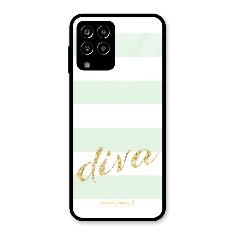 Diva Glass Back Case for Galaxy M33