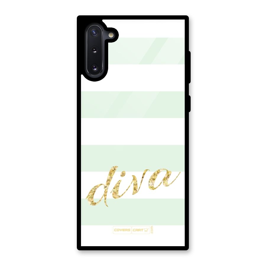 Diva Glass Back Case for Galaxy Note 10