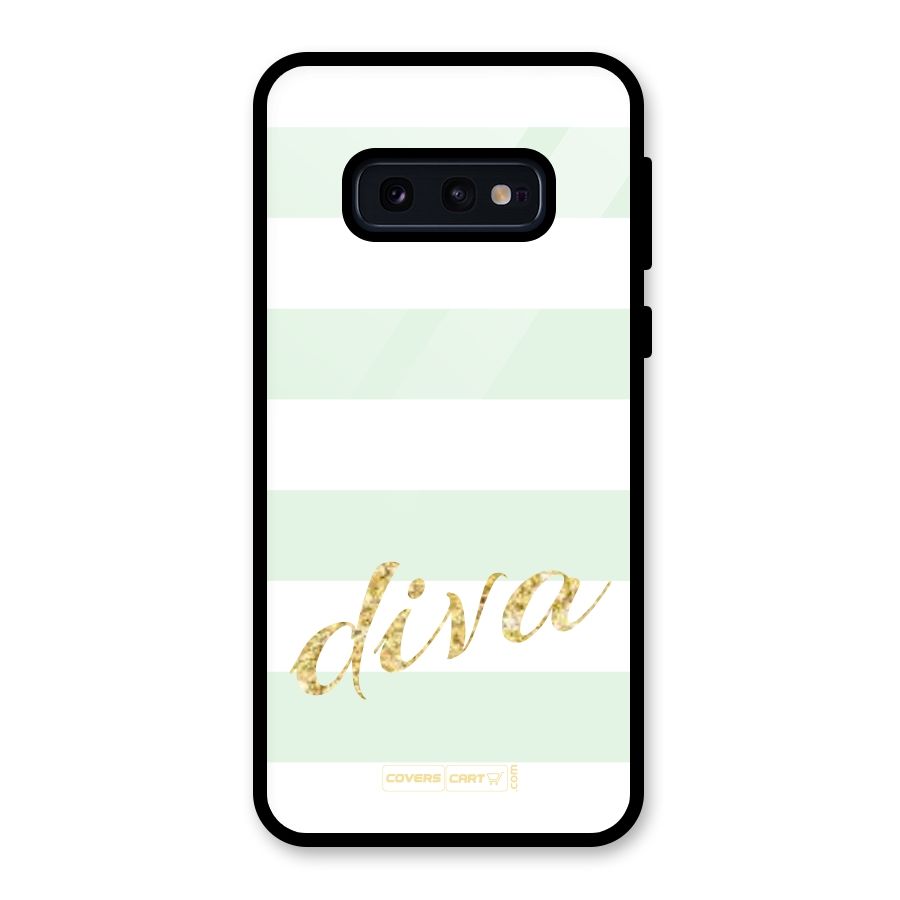 Diva Glass Back Case for Galaxy S10e
