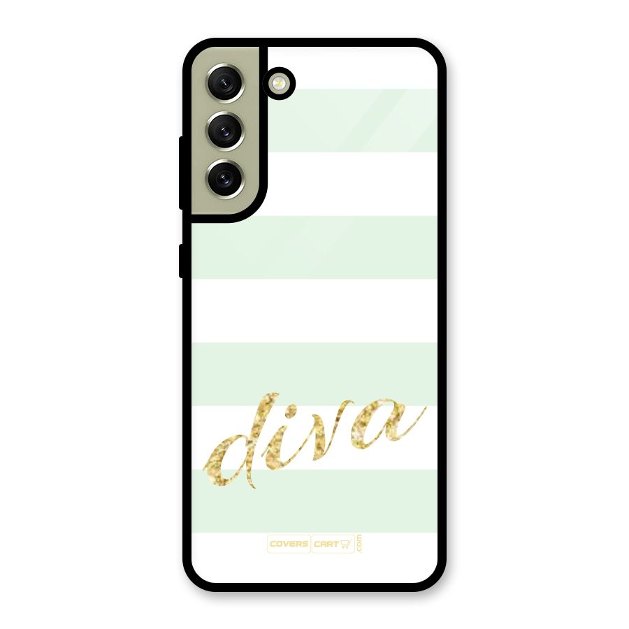 Diva Glass Back Case for Galaxy S21 FE 5G