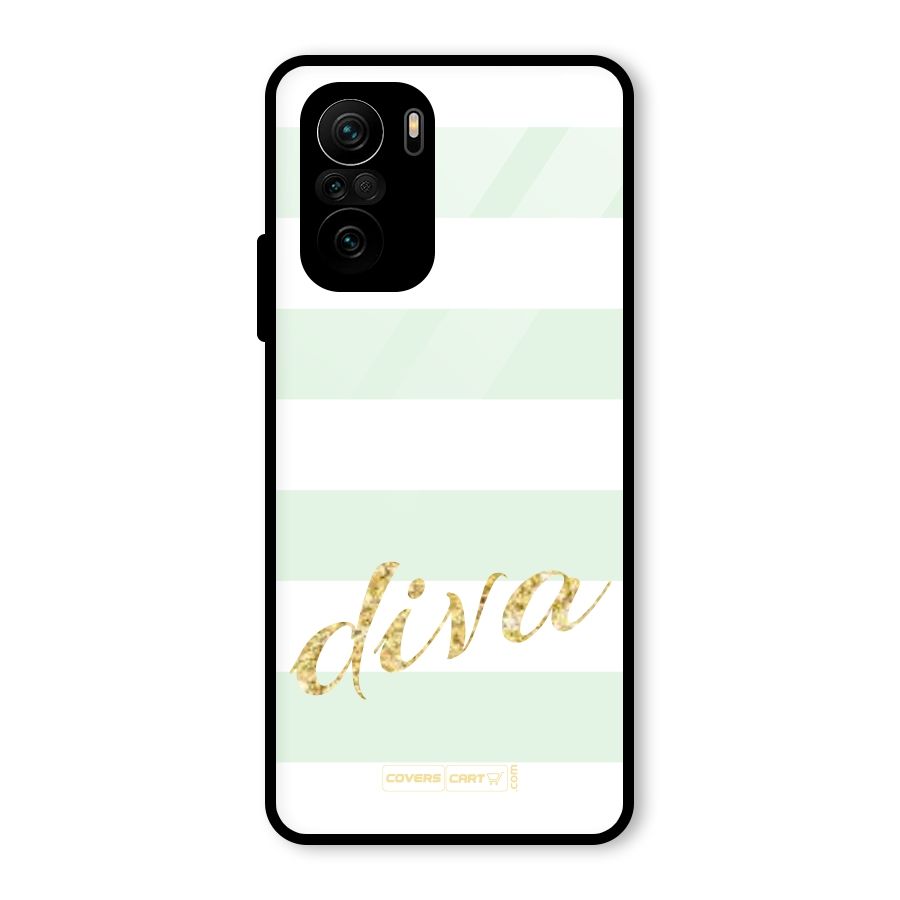 Diva Glass Back Case for Mi 11X Pro