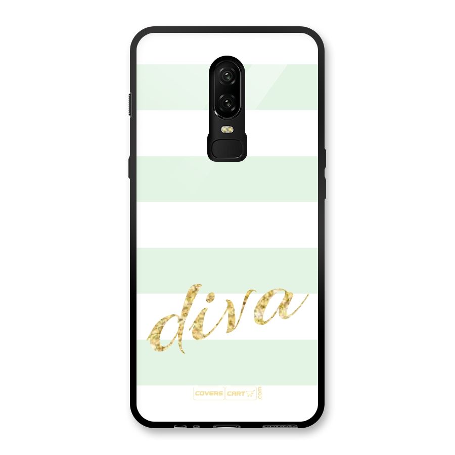 Diva Glass Back Case for OnePlus 6