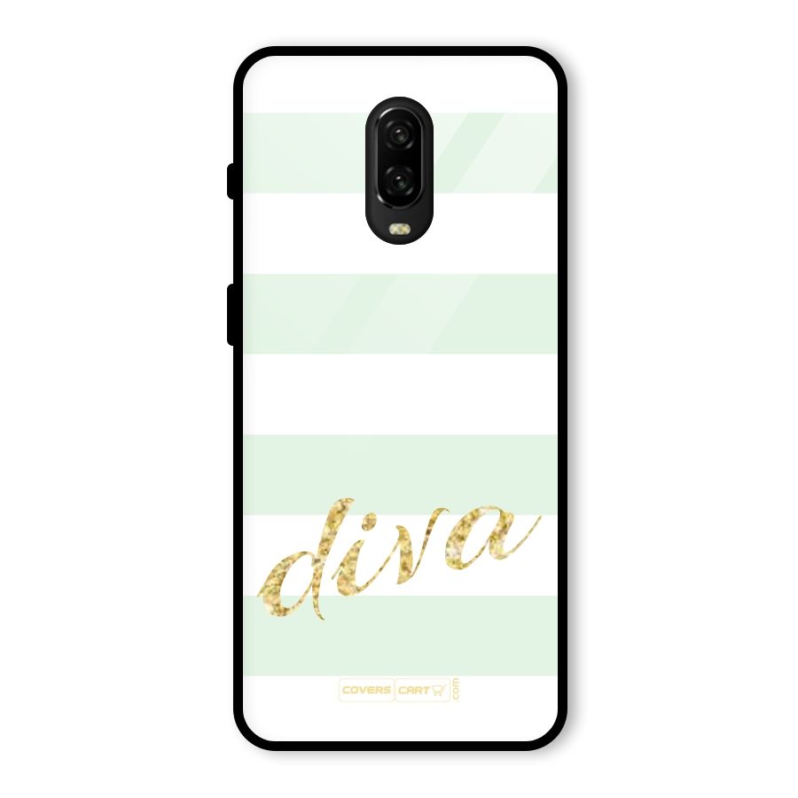 Diva Glass Back Case for OnePlus 6T