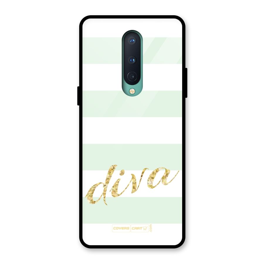Diva Glass Back Case for OnePlus 8