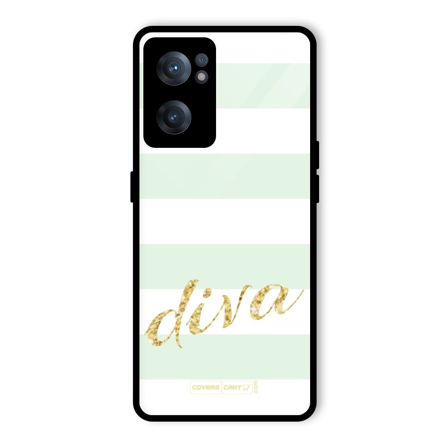 Diva Glass Back Case for OnePlus Nord CE 2 5G