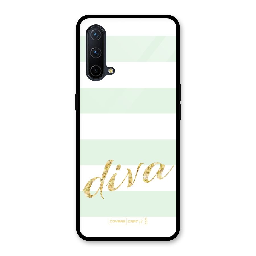 Diva Glass Back Case for OnePlus Nord CE 5G