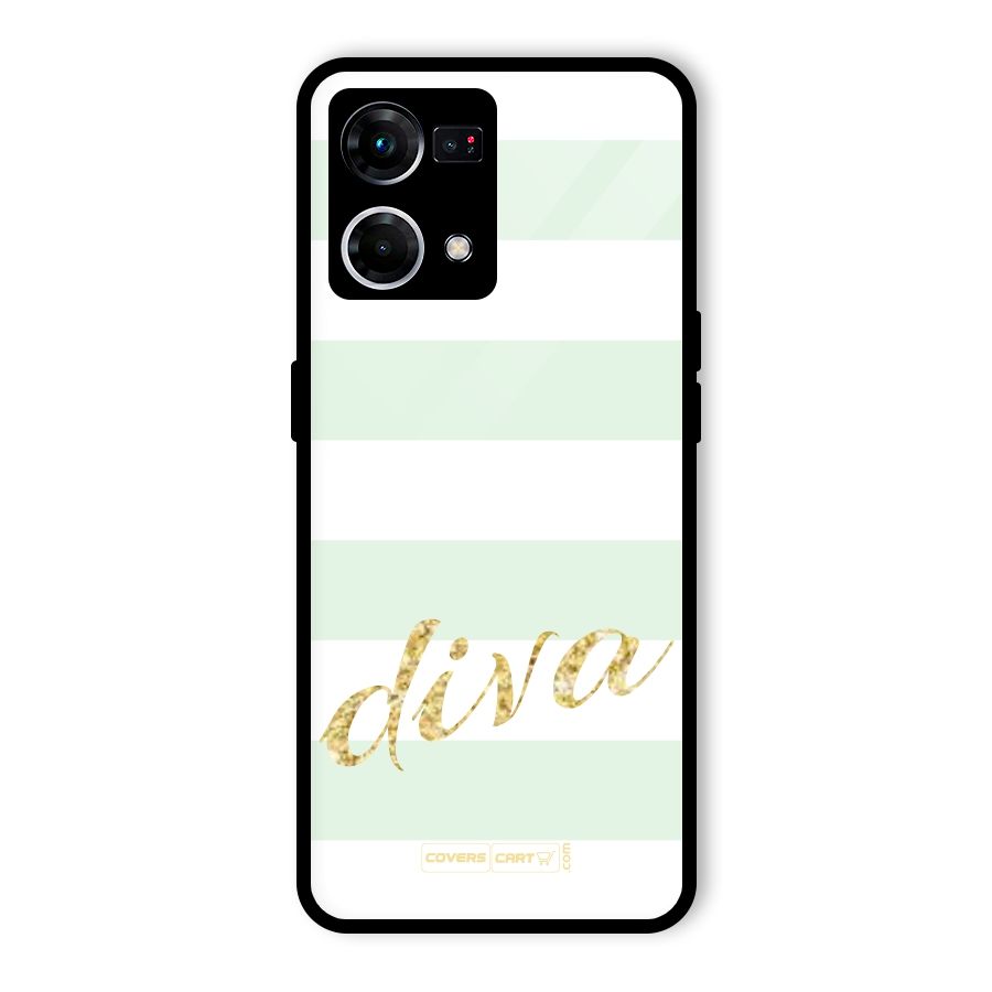Diva Glass Back Case for Oppo F21 Pro 5G