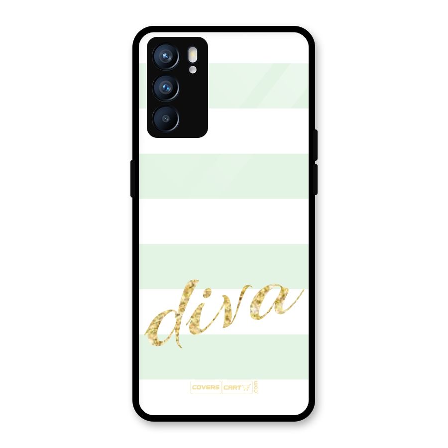 Diva Glass Back Case for Oppo Reno6 5G