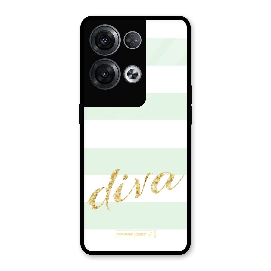 Diva Glass Back Case for Oppo Reno8 Pro 5G