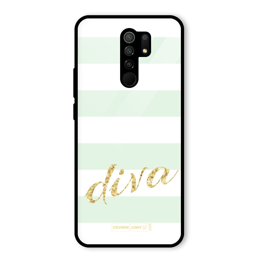 Diva Glass Back Case for Poco M2