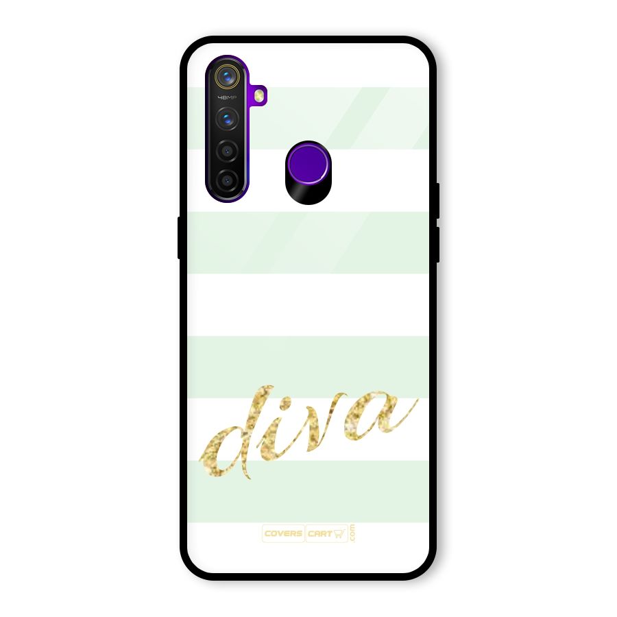 Diva Glass Back Case for Realme 5 Pro