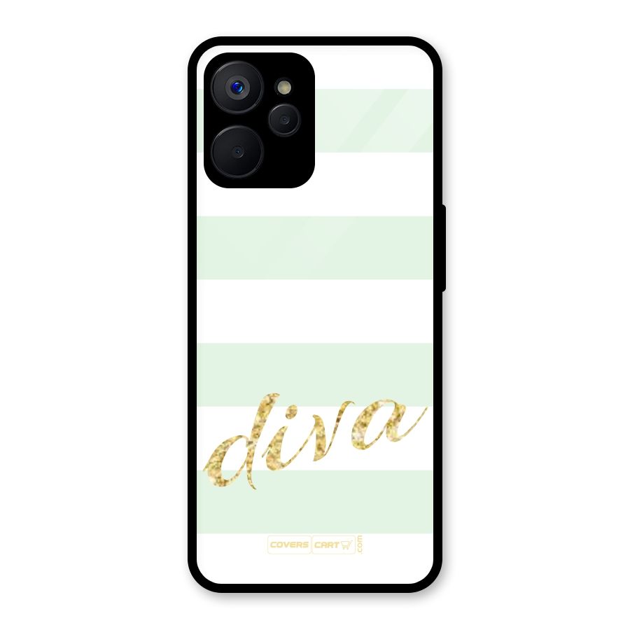Diva Glass Back Case for Realme 9i 5G
