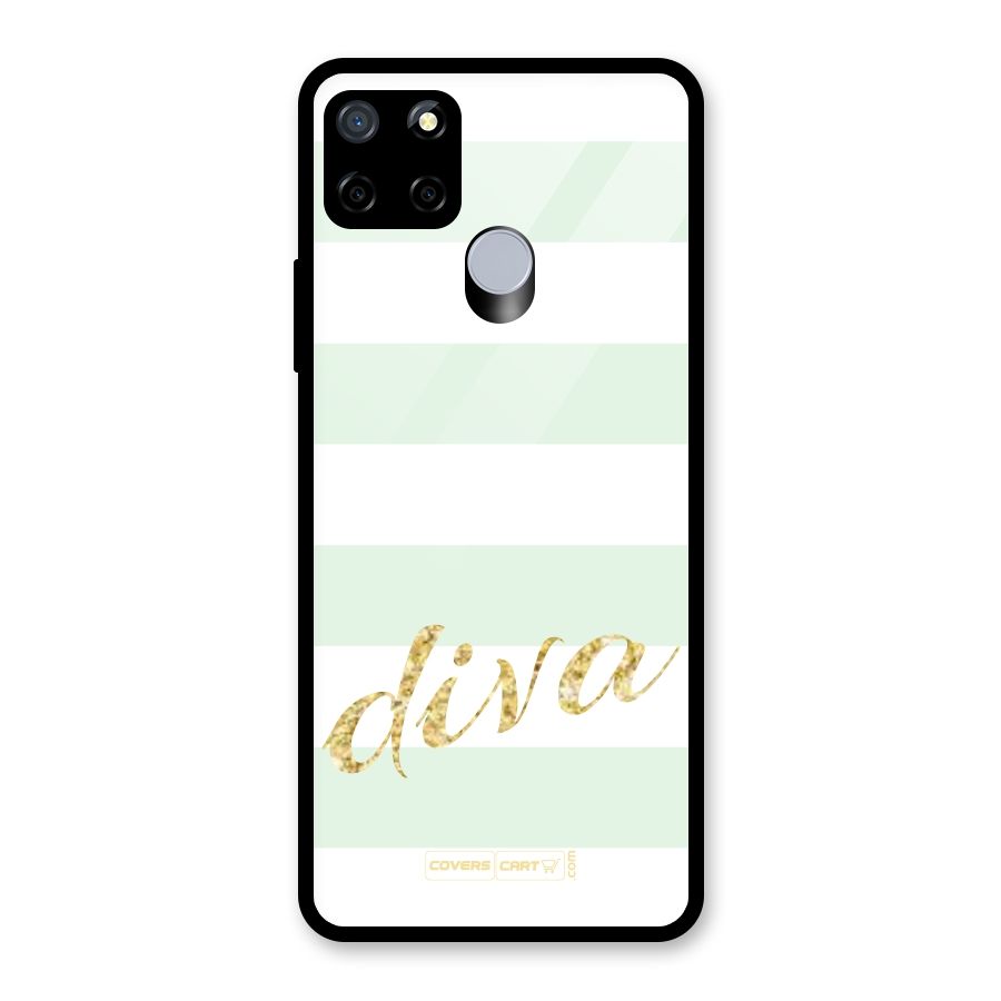 Diva Glass Back Case for Realme C12