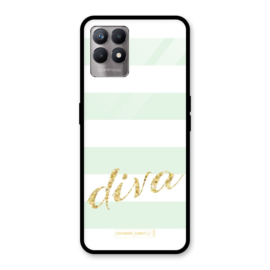 Diva Glass Back Case for Realme Narzo 50