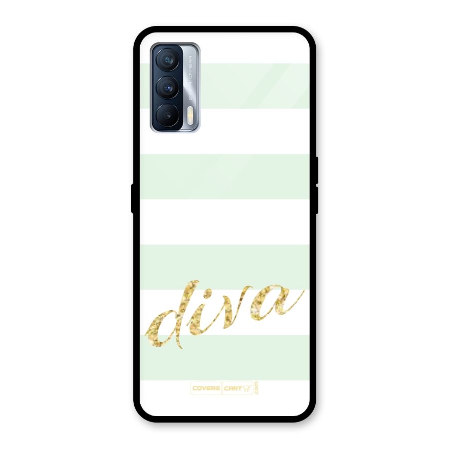 Diva Glass Back Case for Realme X7