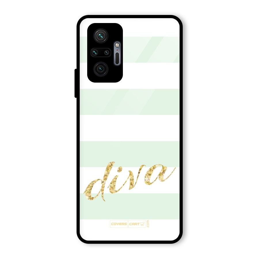 Diva Glass Back Case for Redmi Note 10 Pro Max