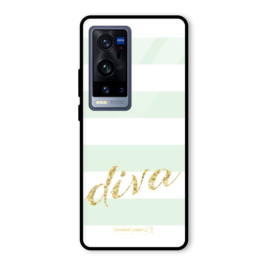 Diva Glass Back Case for Vivo X60 Pro Plus