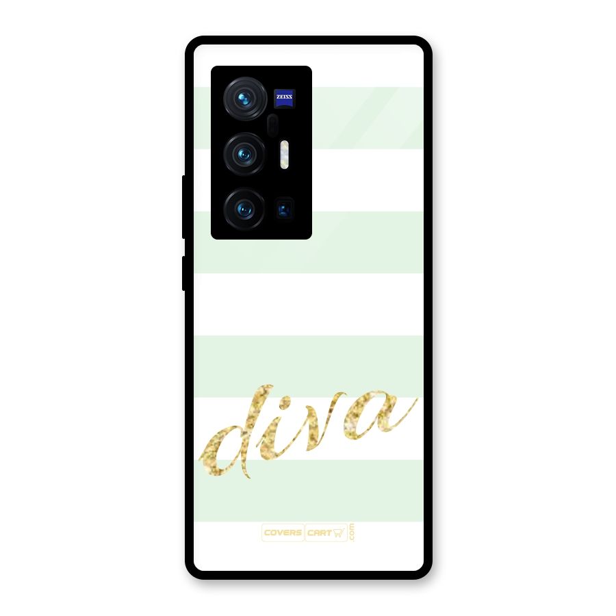 Diva Glass Back Case for Vivo X70 Pro Plus
