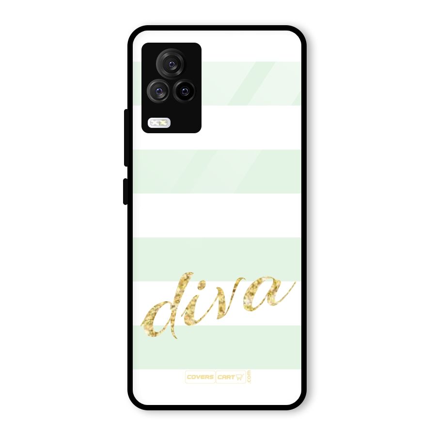 Diva Glass Back Case for Vivo iQOO 7 Legend 5G