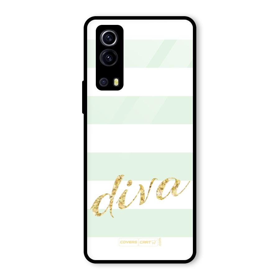 Diva Glass Back Case for Vivo iQOO Z3
