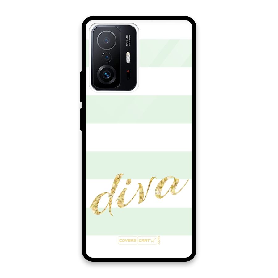 Diva Glass Back Case for Xiaomi 11T Pro