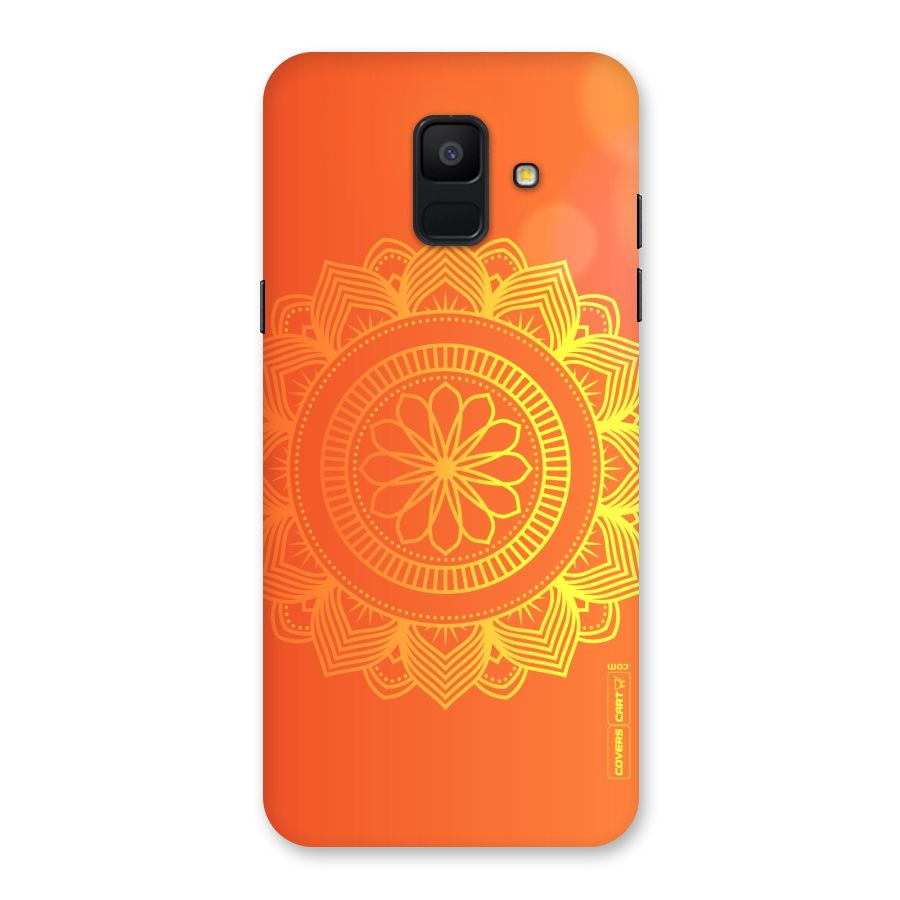 Diwali Rangoli Back Case for Galaxy A6 (2018)