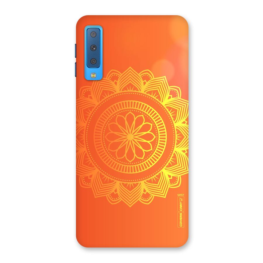 Diwali Rangoli Back Case for Galaxy A7 (2018)