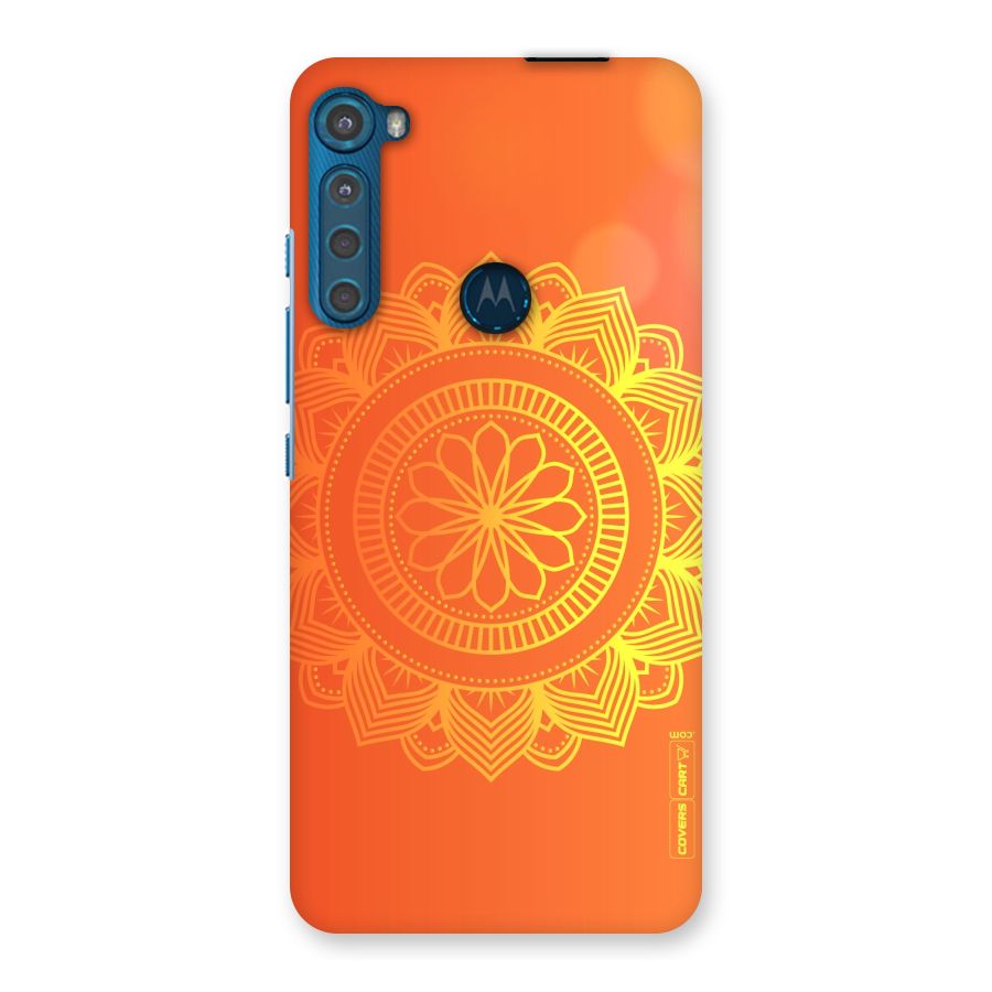 Diwali Rangoli Back Case for Motorola One Fusion Plus