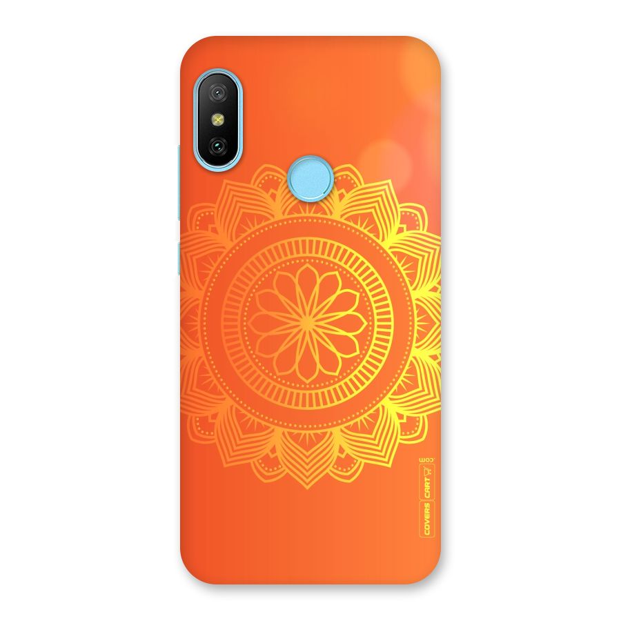 Diwali Rangoli Back Case for Redmi 6 Pro