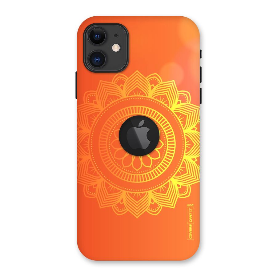Diwali Rangoli Back Case for iPhone 11 Logo Cut