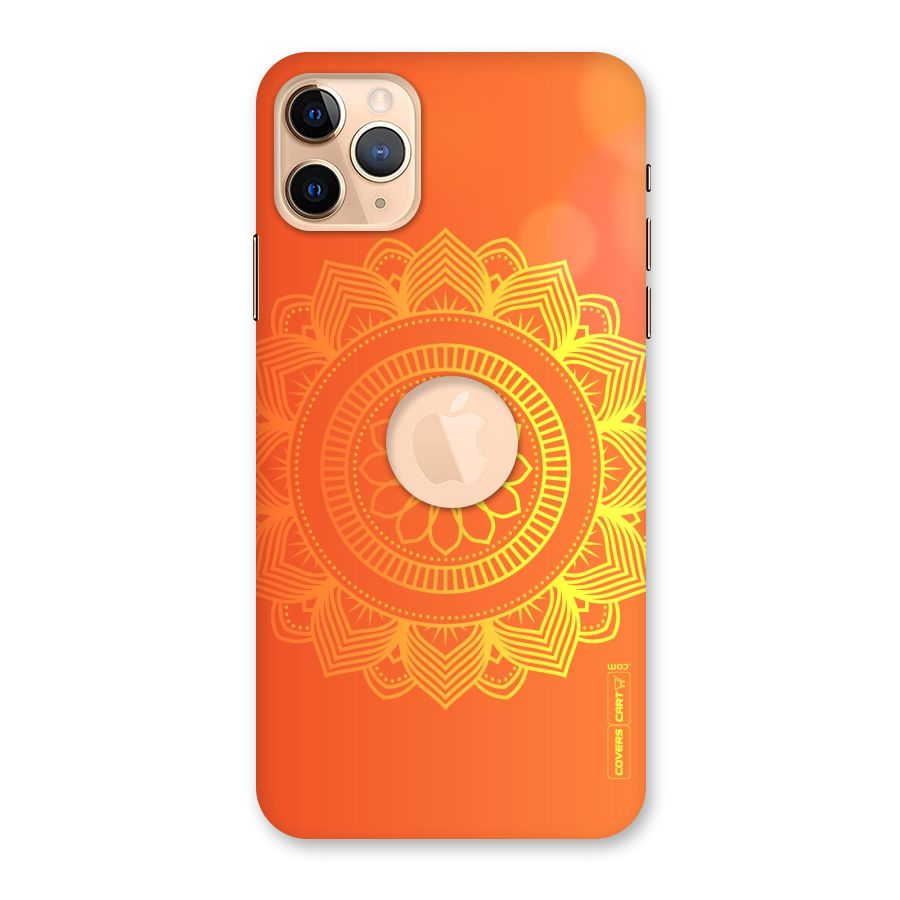 Diwali Rangoli Back Case for iPhone 11 Pro Max Logo Cut