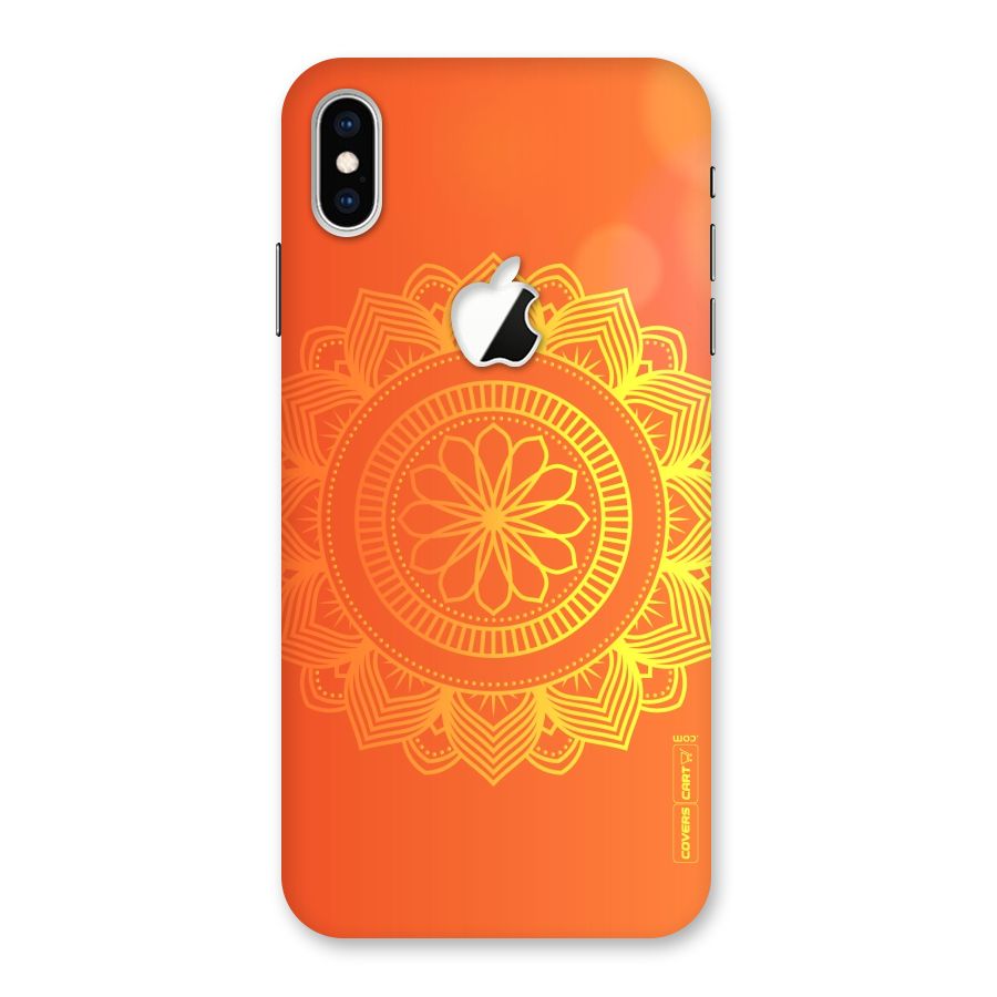 Diwali Rangoli Back Case for iPhone XS Max Apple Cut