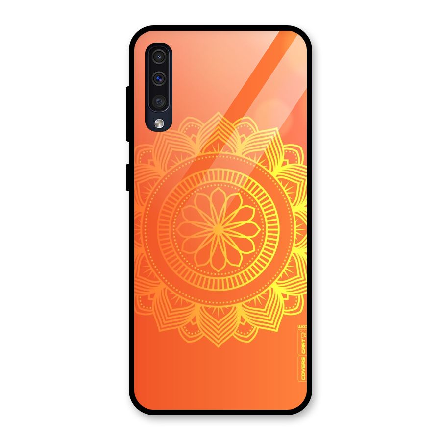 Diwali Rangoli Glass Back Case for Galaxy A30s