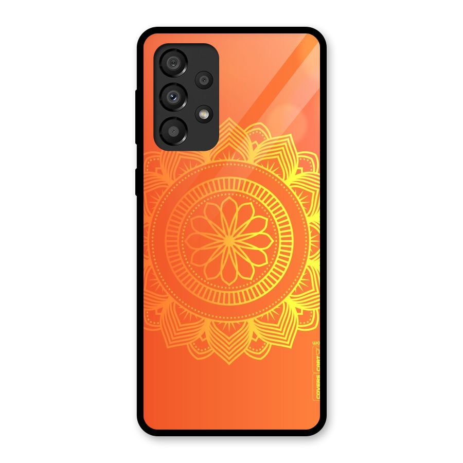 Diwali Rangoli Glass Back Case for Galaxy A33 5G
