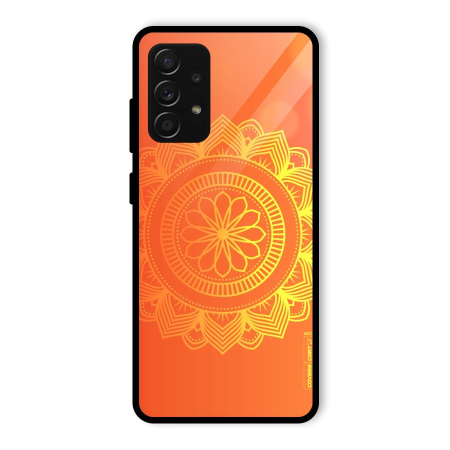 Diwali Rangoli Glass Back Case for Galaxy A53 5G