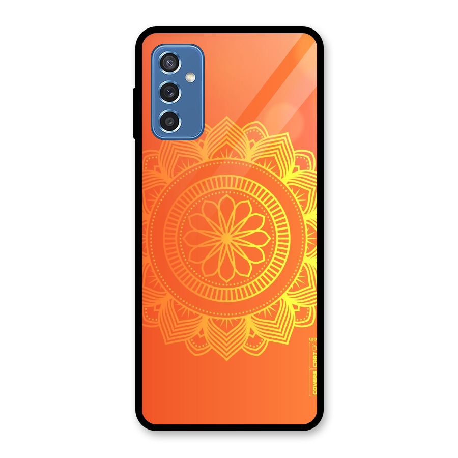 Diwali Rangoli Glass Back Case for Galaxy M52 5G