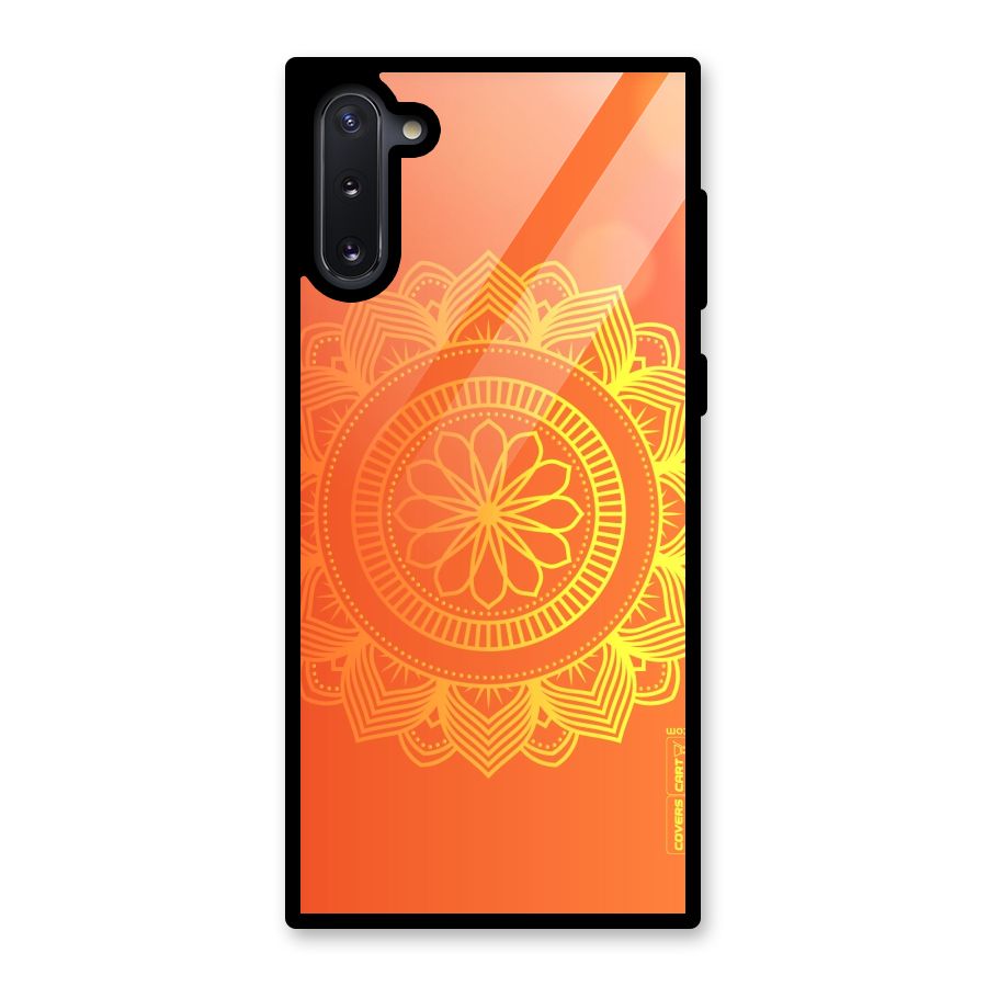 Diwali Rangoli Glass Back Case for Galaxy Note 10