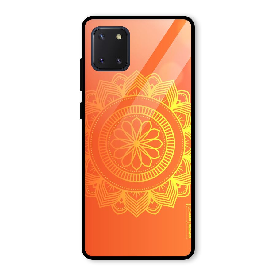 Diwali Rangoli Glass Back Case for Galaxy Note 10 Lite