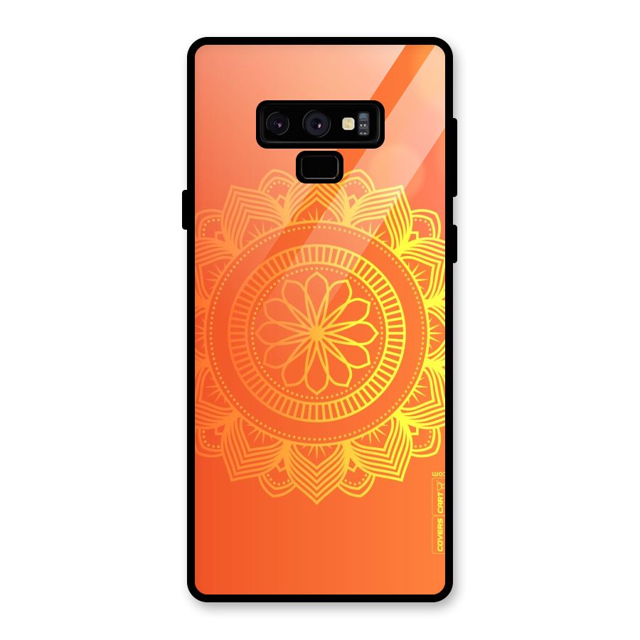 Diwali Rangoli Glass Back Case for Galaxy Note 9