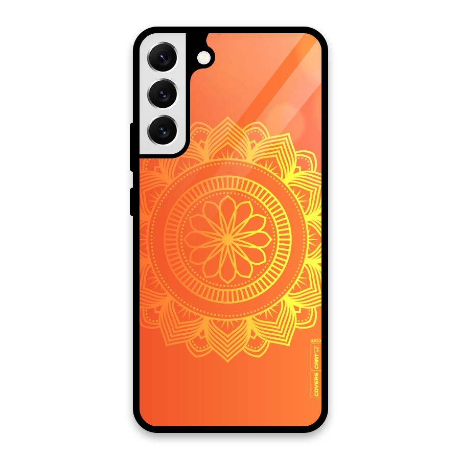 Diwali Rangoli Glass Back Case for Galaxy S22 Plus 5G