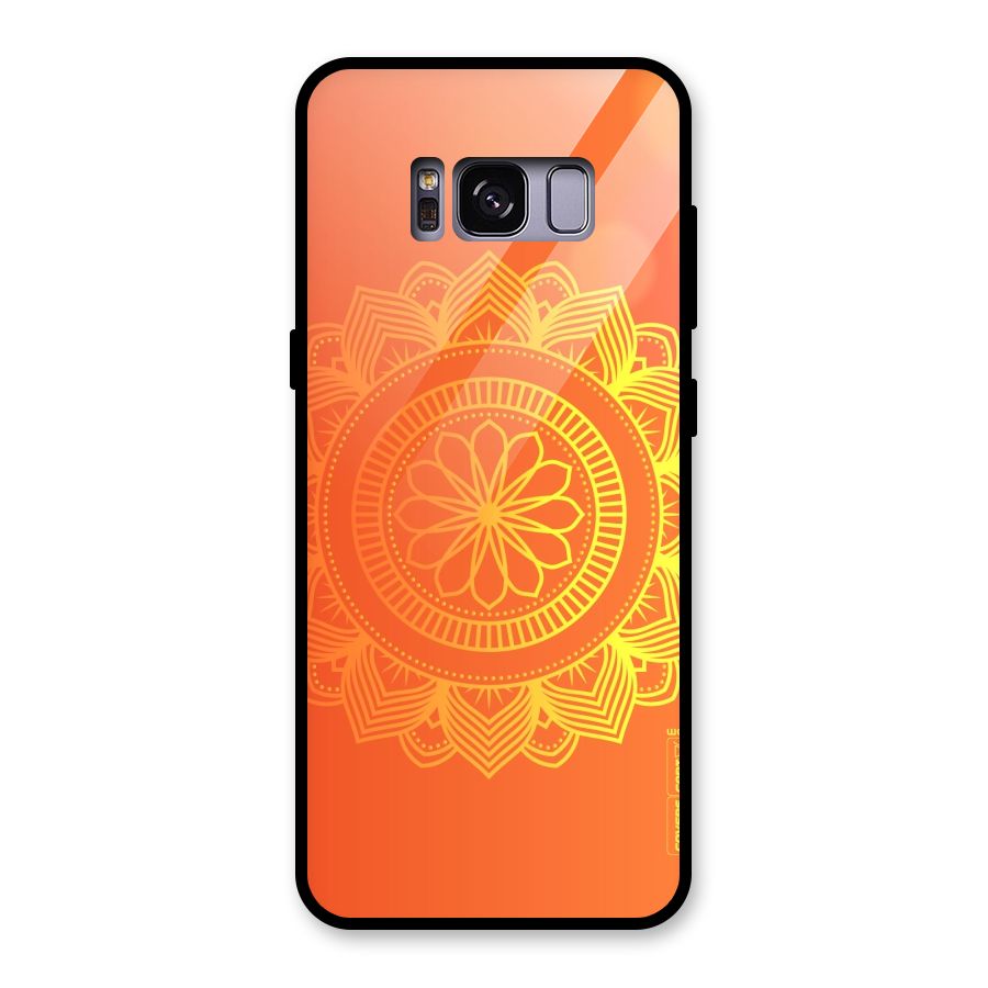 Diwali Rangoli Glass Back Case for Galaxy S8