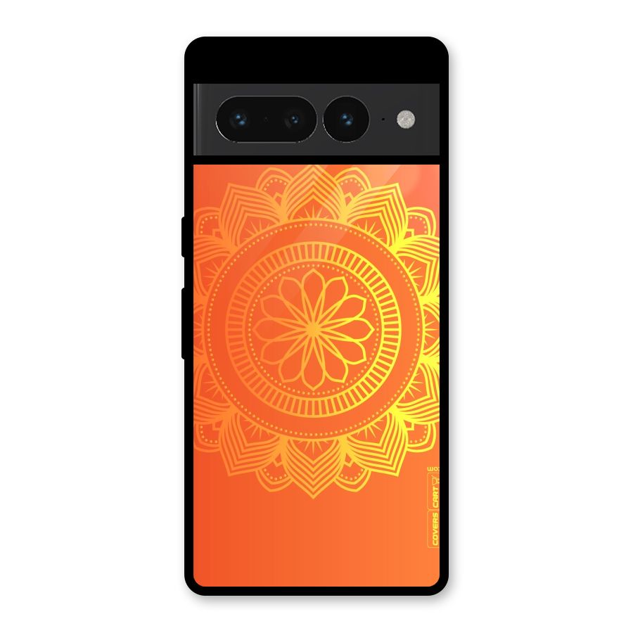 Diwali Rangoli Glass Back Case for Google Pixel 7 Pro